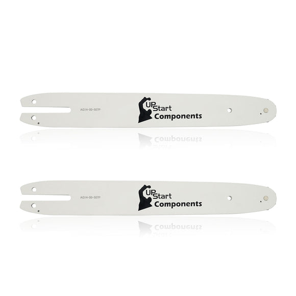 2-Pack 14-Inch Chainsaw Guide Bar Replacement for Stihl MS 250 C-BE