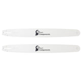 2-Pack 24-Inch Chainsaw Guide Bar Replacement for Poulan 3800