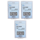 3-Pack 16-Inch Chainsaw Chain Replacement for Husqvarna 371
