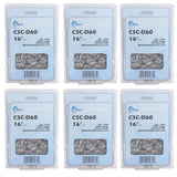 6-Pack 16-Inch Chainsaw Chain Replacement for McCulloch Pro Mac 610