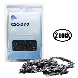 2-Pack McCulloch MAC 10-10 Chainsaw Chain Loop Replacement