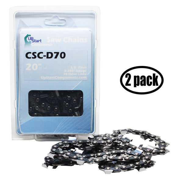 2-Pack McCulloch MAC 10-10 Chainsaw Chain Loop Replacement