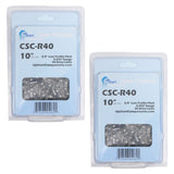 2-Pack 10-Inch Chainsaw Chain Replacement for Earthwise CVP41810