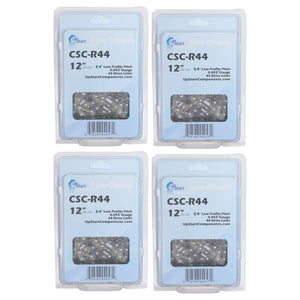 4-Pack 12-Inch Chainsaw Chain Replacement for Stihl MS 180 C