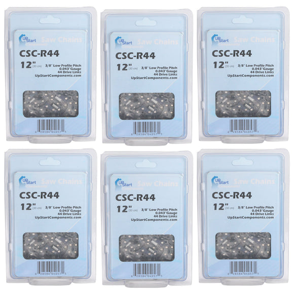 6-Pack 12-Inch Chainsaw Chain Replacement for Stihl MS 170