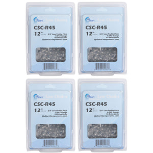 4-Pack 12-Inch Chainsaw Chain Replacement for Echo PPT-266