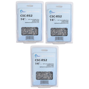 3-Pack 14-Inch Chainsaw Chain Replacement for Makita EA3500S