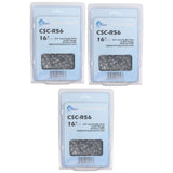 3-Pack 16-Inch Chainsaw Chain Replacement for Husqvarna H38 56