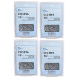 4-Pack 16-Inch Chainsaw Chain Replacement for Solo 633