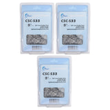 3-Pack 8-Inch Chainsaw Chain Replacement for Sun Joe SWJ800E Pole Saw