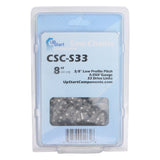 4-Pack 8-Inch Chainsaw Chain Replacement for Sun Joe SWJ800E