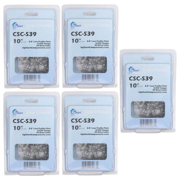 5-Pack 10-Inch Chainsaw Chain Replacement for Dolmar ME-246.4