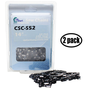 2-Pack Oregon 91PX052G Chainsaw Chain Loop Replacement
