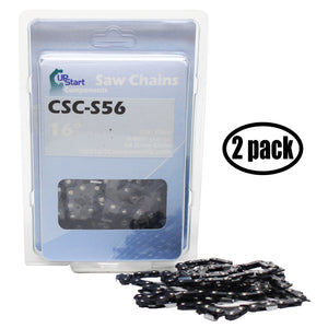2-Pack McCulloch MS1636 Chainsaw Chain Loop Replacement