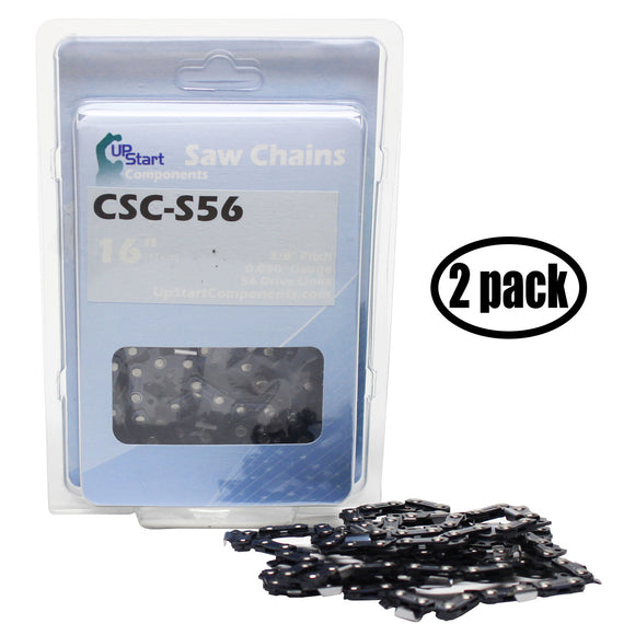 2-Pack McCulloch MS1636 Chainsaw Chain Loop Replacement