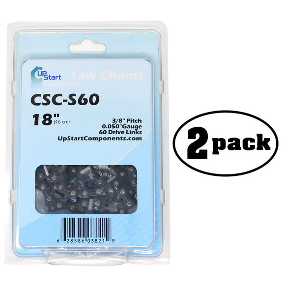 2-Pack Replacement S60 Chain Saw Chain