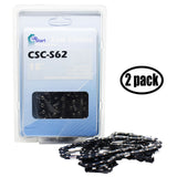 2-Pack Troy-Bilt TB4018 Chainsaw Chain Loop Replacement