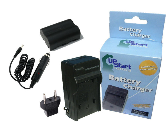 Konica Minolta NP-400 Battery and Charger with Car Plug and EU Adapter