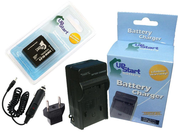 Panasonic Lumix DMC-GF6 Battery and Charger with Car Plug and EU Adapter