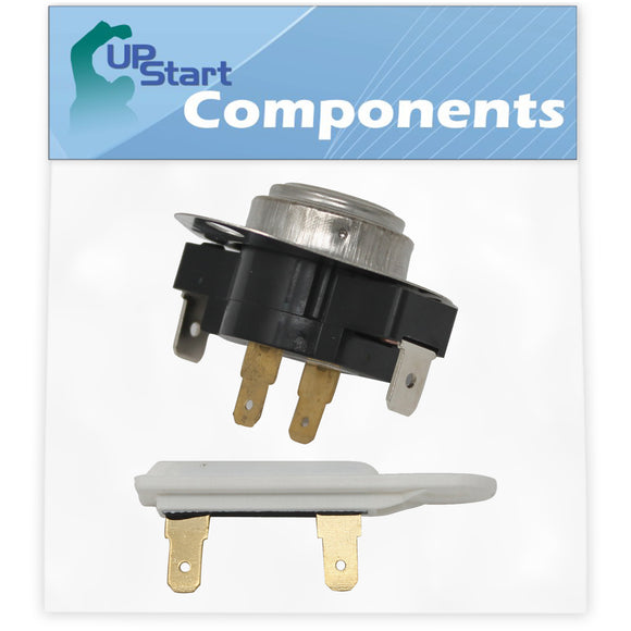3387134 Cycling Thermostat & 3392519 Dryer Thermal Fuse Replacement for Whirlpool 1CWGD4800DQ0 Dryer