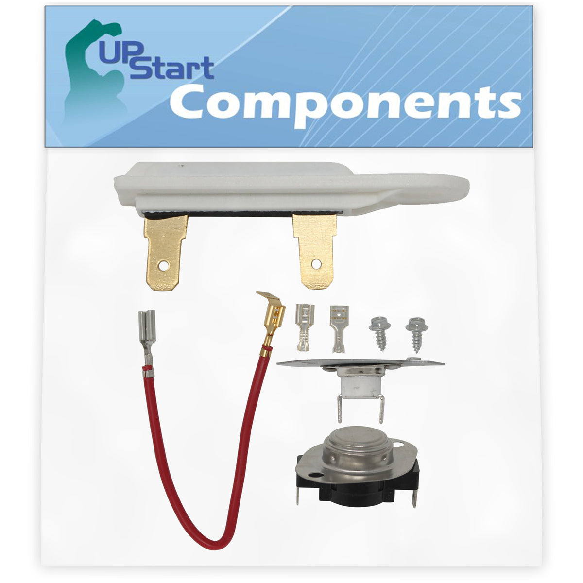 3392519 Dryer Thermal Fuse & 279816 Thermostat Kit Replacement for Whi ...