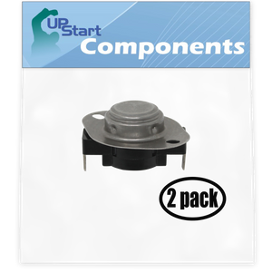 2 Pack Replacement 35001092, DC47-00018A High Limit Thermostat for Amana, Inglis, and Maytag Dryers