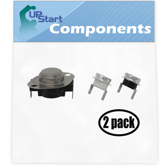 2 Pack Replacement LA-1053 Thermostat Kit for Admiral, Crosley, Hoover, Jenn-Air, Magic Chef, Maytag, Norge Dryers