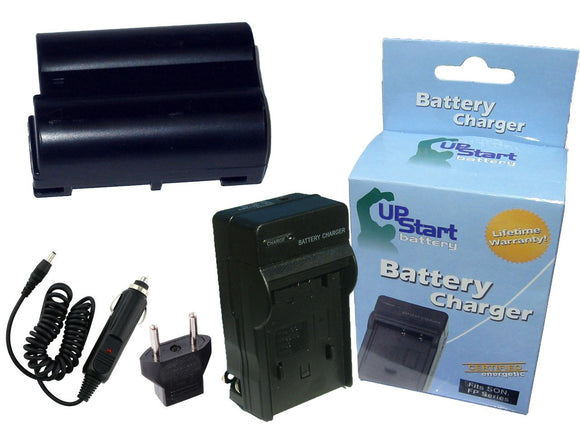 Nikon 1 V1 Decoded Battery and Charger with Car Plug and EU Adapter