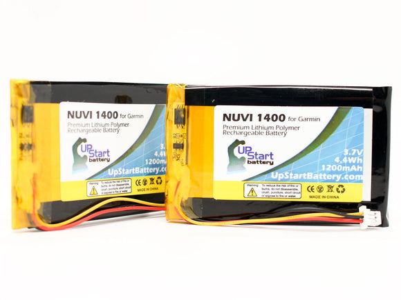 2x Pack - Garmin Nuvi 1450 Battery