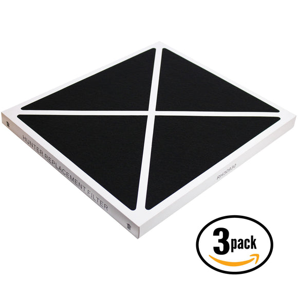 3-Pack Hunter 30201 Air Purifier Filter Replacement