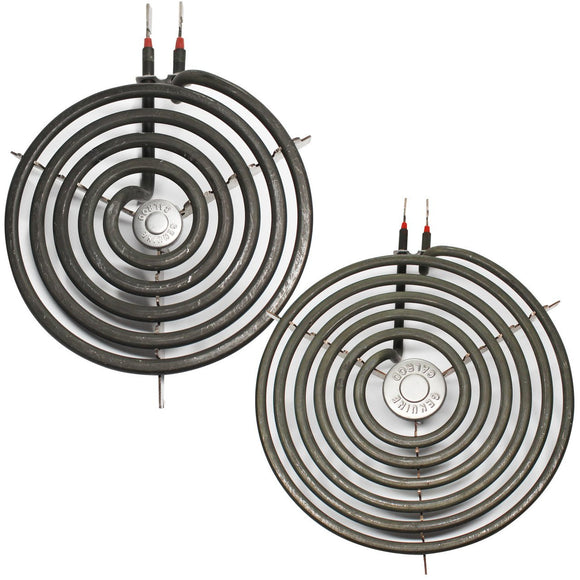 General Electric JBP26GV3 8 inch 6 Turns  & 6 inch 5 Turns Surface Burner Element Replacements