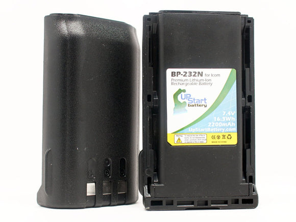 2x Pack - Icom IC-F4062 Battery
