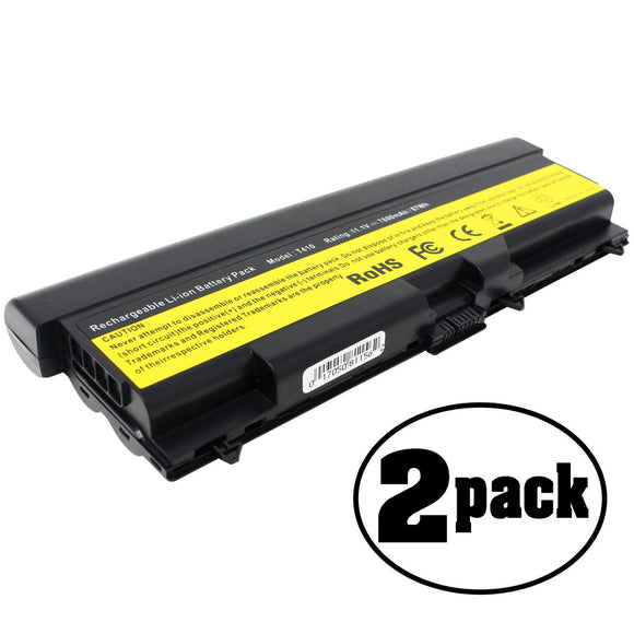 2-Pack Compatible Lenovo Thinkpad E40 E50 Laptop Battery Replacement