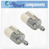 2-Pack 125-527 Fuel Filter Replacement for Echo GT-200R (10002730 - 10999999) Curved Shaft Grass Trimmer - Compatible with A369000460 Fuel Filter
