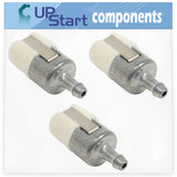 3-Pack 125-527 Fuel Filter Replacement for Echo PB-500T (P01813001001-P01813999999) Backpack Blower - Compatible with A369000460 Fuel Filter