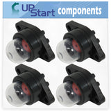 4-Pack 530071835 Primer Bulb Replacement for Poulan 2075 LE Gas Chain Saw - Compatible with 188-513-1 530047213 Purge Bulb