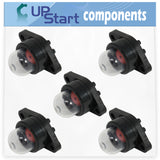 5-Pack 530071835 Primer Bulb Replacement for Poulan 1975 Type 5 Gas Chain Saw - Compatible with 188-513-1 530047213 Purge Bulb