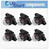 6-Pack 530071835 Primer Bulb Replacement for Poulan 2075 Type 2 Gas Chain Saw - Compatible with 188-513-1 530047213 Purge Bulb