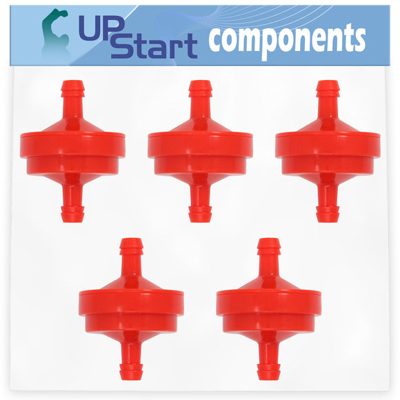 5-Pack 394358 Fuel Filter Replacement for John Deere 2124 - Compatible with 298090S Fuel Filter 150 Micron