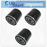 3-Pack 491056 Oil Filter Replacement for Briggs & Stratton 491056 - Compatible with 52 050 02-S AM101207 Oil Filter
