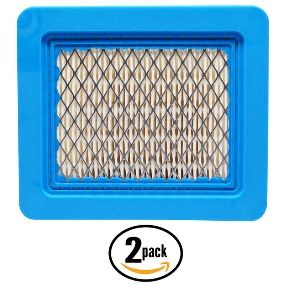 2-Pack Replacement Lesco 050007 Flat Air Filter Cartridge