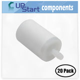 20-Pack 503443201 Fuel Filter Replacement for Husqvarna 77 (1984-03) Chainsaw - Compatible with 591375401 Fuel Filter