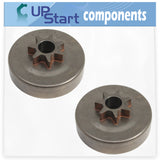 2-Pack 530047061 Clutch Drum Assembly Replacement for Craftsman 358360280 Chainsaw - Compatible with 530069315 Clutch