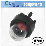 10-Pack 530047721 Primer Bulb Replacement for Poulan SM132LE Type 2 Gas Trimmer - Compatible with 12318139130 300780002 188-512-1 Purge Bulb