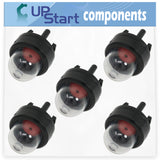 5-Pack 530047721 Primer Bulb Replacement for Ryobi 700r (41AD700G034) Handheld Trimmer - Compatible with 12318139130 300780002 188-512-1 Purge Bulb