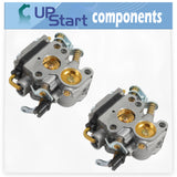 2-Pack 545072601 Carburetor Replacement for Husqvarna 120 MARK II (967861901, 967861903, 967861904, 967861905, 967861906, 967861907) (2018-05) Chain Saw - Compatible with 574719402 Carburetor
