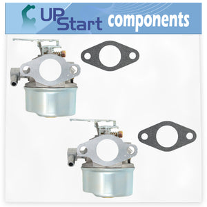 2-Pack 632107A Carburetor Replacement for Tecumseh HSSK50-67391S 4 Cycle Horizontal Engine - Compatible with 640084A Carburetor