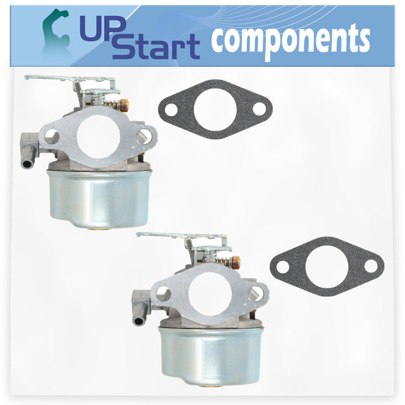 2-Pack 632107A Carburetor Replacement for Tecumseh HSSK50-67391S 4 Cycle Horizontal Engine - Compatible with 640084A Carburetor