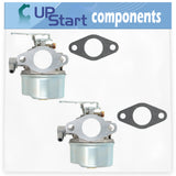 2-Pack 632107A Carburetor Replacement for Tecumseh HSSK50-67391S 4 Cycle Horizontal Engine - Compatible with 640084A Carburetor