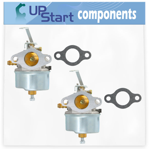 2-Pack 632230 Carburetor Replacement for Tecumseh H50-65552S 4 Cycle Horizontal Engine - Compatible with 632272 Carburetor